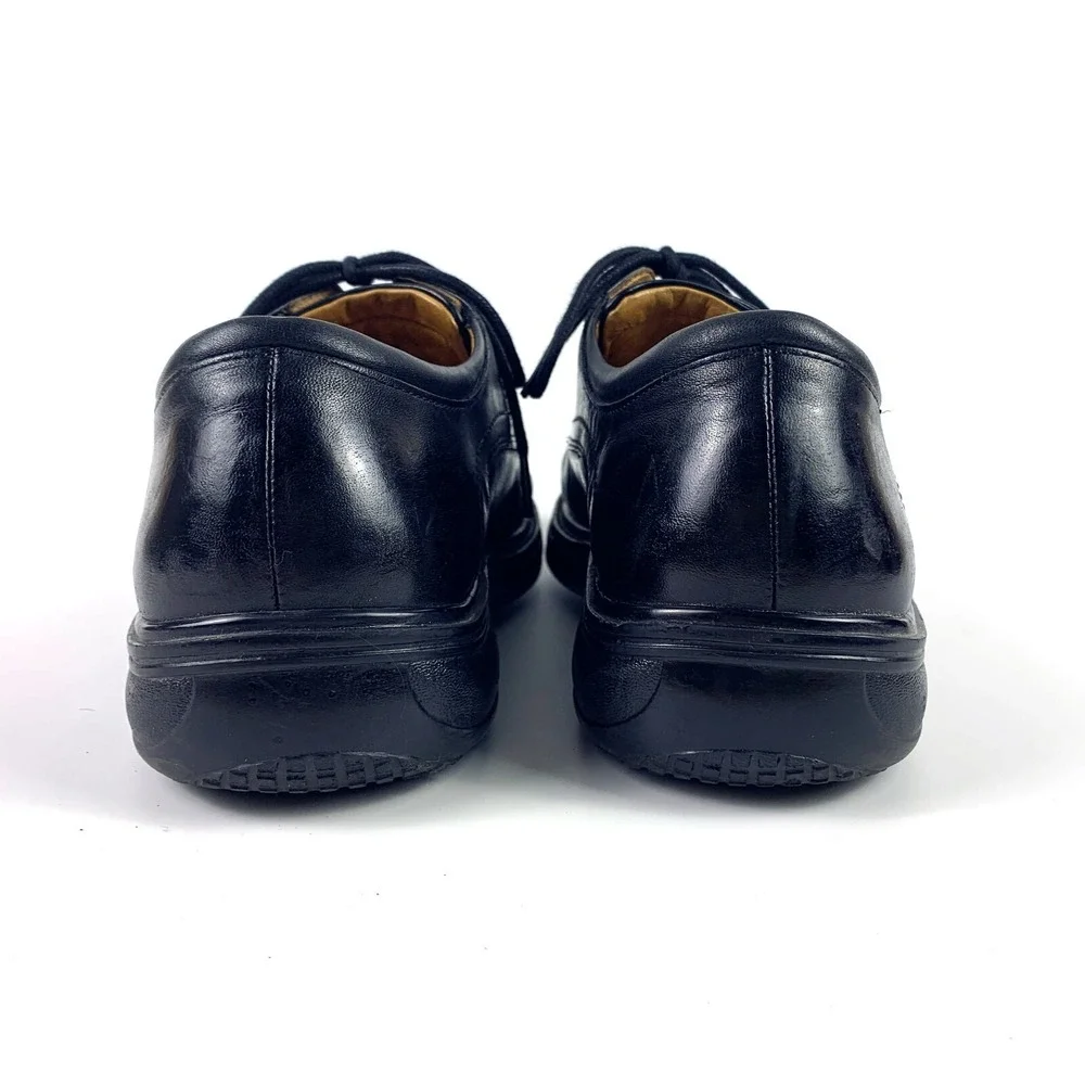 Dr. Comfort Classic Mens Dress Shoe Black Leather Sz 9.5W Medical Diabetic *READ